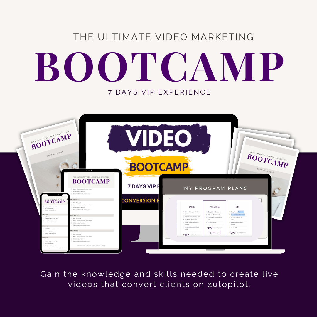 live Video crafting bootcamp